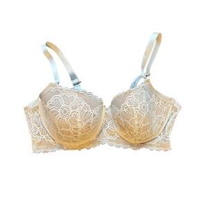Aerie Cream Nude Lace Bra 40 D Intimates